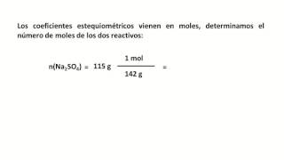 problema de reacción química Ba2Cl y Na2SO4 [upl. by Yzzik776]