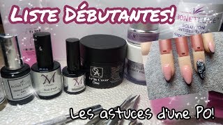 LISTE MATERIEL POUR LES DEBUTANTES ONGLES EN GEL  Prothésie Ongulaire [upl. by Adnalu]