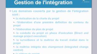 PMBok gestion de lintegration presentation partie 3 [upl. by Loredana]