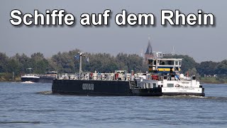 Schiffe auf dem Rhein  Binnenschifffahrt  Sommer 2023  Shipspotting [upl. by Clint]