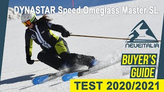 Dynastar Speed Omeglass Master SL  NeveItalia SkiTest 20202021 [upl. by Kcirtapnhoj108]