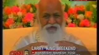 quotWhat is Yogic Flyingquot Asks Larry King to Maharishi Mahesh Yogi [upl. by Forest999]