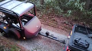 Get the GOAT  the GO AllTerrain camper on the trails in NC overlanding [upl. by Herrah]