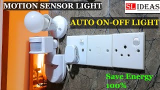 Automatic On Off Light Switch \ Motion Sensor Light \ Save Energy\PIR [upl. by Lulu28]