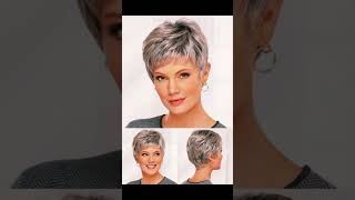 Short Haircuts for Older Women Over 50 60 70 Hairstyle 2023 [upl. by Ahsircal]