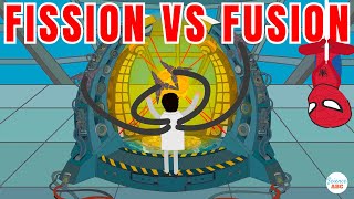 Nuclear Fission v Nuclear Fusion Differences and Similarities Explained [upl. by Lucienne]