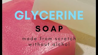 How to make Glycerin soap base without alcohol [upl. by Notsew]