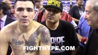 BRANDON RIOS SAYS HE PROVED A LOT IN WIN OVER ALVARADO quotI WAS JUST IN THE ZONEquot [upl. by Enisamoht]