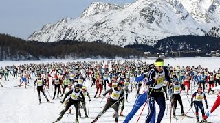 49 Engadin Skimarathon 2017  der Tag in 5 Minuten [upl. by Anitreb258]