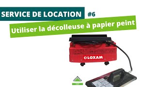 Utiliser la décolleuse à papier peint  SERVICE DE LOCATION 6 [upl. by Ardua]