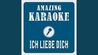 Ich liebe Dich Karaoke Version Originally Performed By Clowns amp Helden [upl. by Rik]