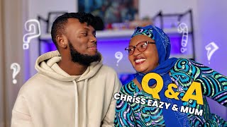 QUESTiONS amp ANSWERS  Chriss Eazy and Mum😂🤍 [upl. by Rivi]