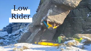 Low Rider 7C Stanage Bouldering Gritstone Classics [upl. by Alcock414]