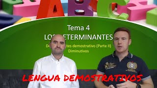 3º Lengua Tema 4 2017 2018 Determinantes Demostrativos [upl. by Aseek]