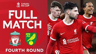 FULL MATCH  Liverpool v Norwich City  Fourth Round  Emirates FA Cup 202324 [upl. by Anne]