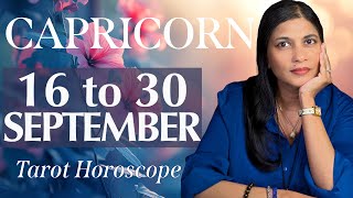 CAPRICORN Tarot reading from 16 to 30 September 2024 [upl. by Alf]