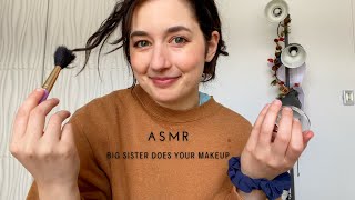 ASMR Big Sister Does Your Makeup soft spoken [upl. by Orbadiah928]