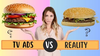 Food in TV Ads Vs Reality  Food Commercials Vs Real Life [upl. by Jasmina886]