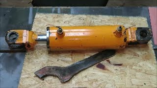 how to rebuild a hydraulic cylinder [upl. by Anyak]