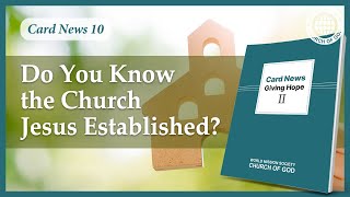 Card News Ⅱ Do You Know the Church Jesus Established [upl. by Durkin]