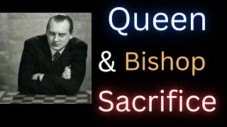 Attack with Sacrifice  Alexander Alekhine chess Game [upl. by Sillig]