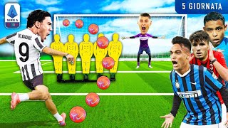 PUNIZIONI Challenge di SERIE A vs PORTIERE PRO Footwork Italia [upl. by Sherwin]