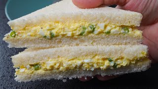 Easy Egg Sandwich Recipe  Boiled Egg Sandwich [upl. by Pearle]