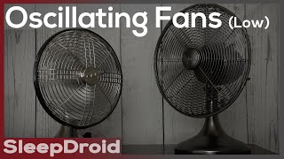 ► Soothing Fan Sounds for Sleeping  Dual Oscillating Fans  10 hours of Fan Noise Effect Low Speed [upl. by Otilesoj805]