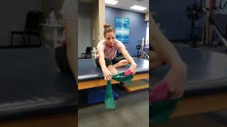 Ankle Inversion with Theraband [upl. by Saidnac]