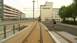 Bergen Light Rail Bybanen tram cab view [upl. by Fawna102]