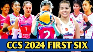 2024 CREAMLINE FIRST SIX LINEUPS 💖 [upl. by Bevin65]