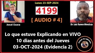 LO EXPLIQUE 10 DIAS ANTES DEL JUEVES 03OCT2024 OTRA EVIDENCIA MAS DE SU ERROR HACIA MI PERSONA [upl. by Godber540]