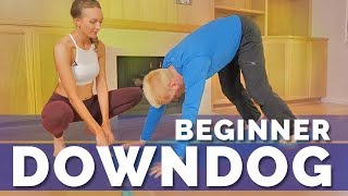 How To Do Downward Facing Dog Pose For Beginners 5Min [upl. by Atiek141]