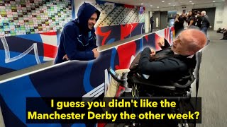 Jack Grealish makes Manchester United fan’s day with heartwarming conversation with UCFB student [upl. by Llerrem]