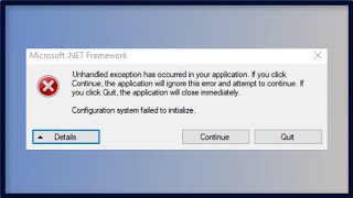 Unhandled Exception Has Occurred In Your Application  Fix [upl. by Lichtenfeld]