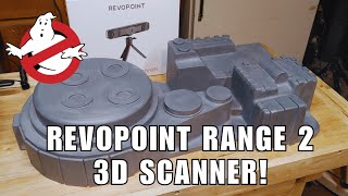 Revopoint RANGE 2  3D Scanning Movie Props  Ghostbusters Proton Pack Shell [upl. by Amiarom]