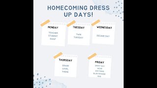 Homecoming 2024 info [upl. by Yznel196]