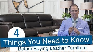 4 Things You Need To Know Before Buying Leather Furniture Quality Durability and Options [upl. by Bridges182]