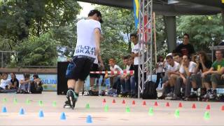 Inline Freestyle Slalom Competition  Inlinegames 2010 Berlin [upl. by Tound717]