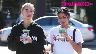 Cindy Kimberly amp Meredith Mickelson Are Super Nice To Paparazzi On A Smoothie Run At Alfreds [upl. by Piotr]