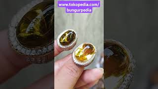 citrine Quartz ring perak [upl. by Eibot]