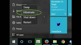 Hibernate mode add kaise kare window 10 [upl. by Anigue]