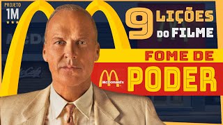 FOME DE PODER  As 9 principais lições do filme que conta a história do McDonalds [upl. by Liscomb994]