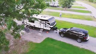 Drone Test  My Green Country RV Park Bartlesville OK [upl. by Ymereg]