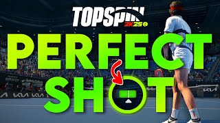 The PERFECT shot for EVERY situation  TopSpin 2K25 Gameplay Tips [upl. by Llorre935]