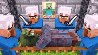 Zombie vs Villager Life 6  Craftronix Minecraft Animation [upl. by Mccallion]