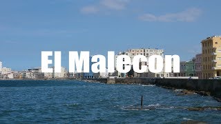 El Malecon La Habana Cuba  4K UHD  Virtual Trip [upl. by Ab]