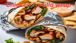 Chicken tortilla wraps recipeChicken tortilla wrap food fusionChicken wrapsFarheerecipes [upl. by Iviv]