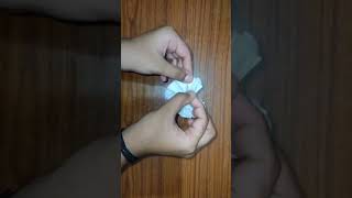 How to make paper flower  how to make tissue paper flower tissue paper craft [upl. by Ottie932]