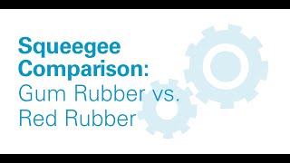 Squeegee Performance Test  Tennant Gum Rubber vs Red Rubber  Tennant Company [upl. by Phelan777]